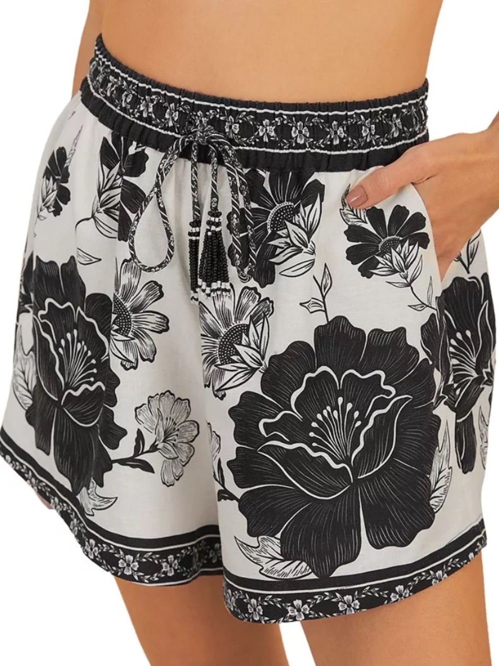 Farm Rio | Flower Leopard Shorts | Size XS | NWOT